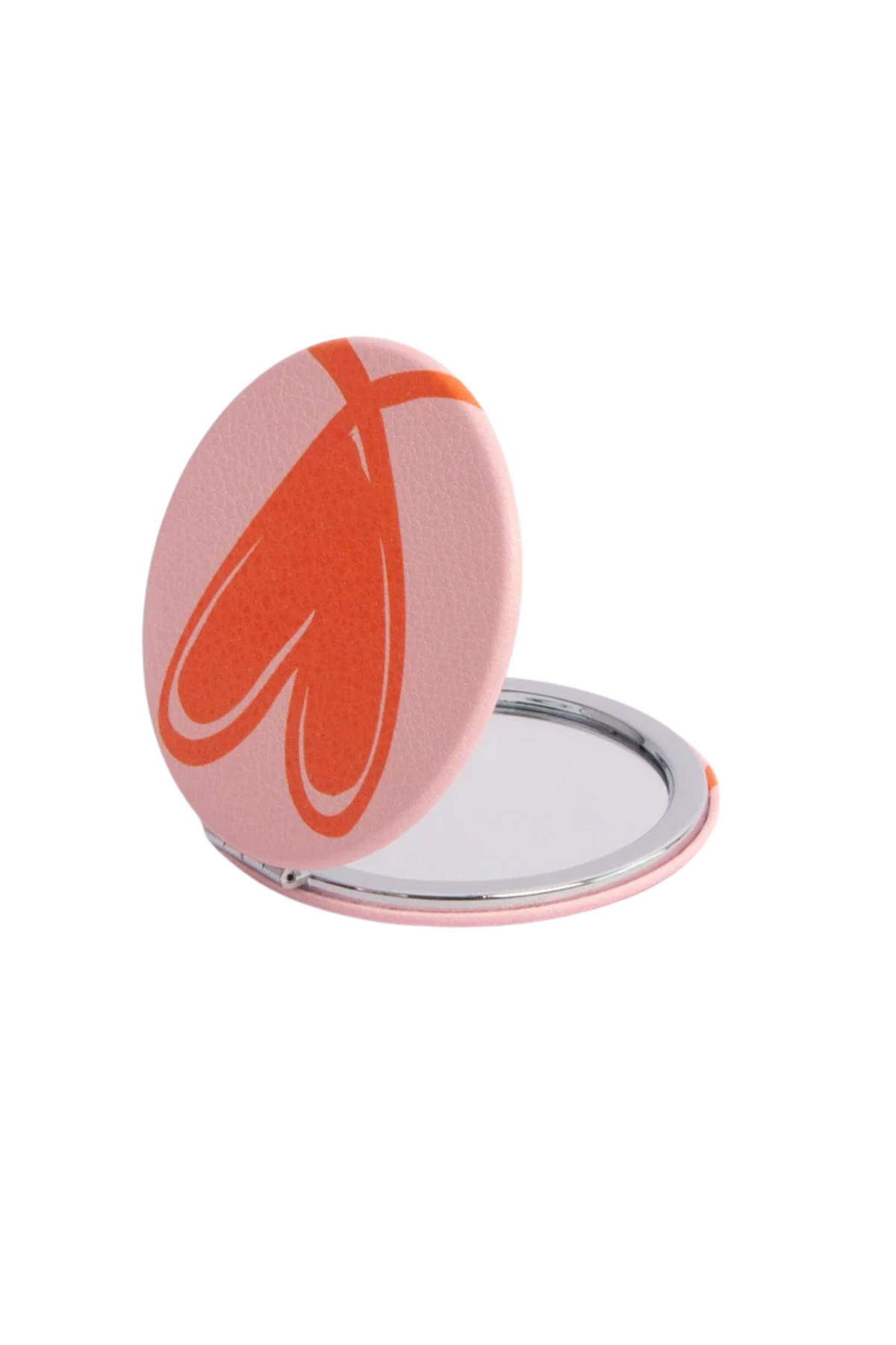 Pink & Orange Heart Pocket Mirror - Caroline Gardner