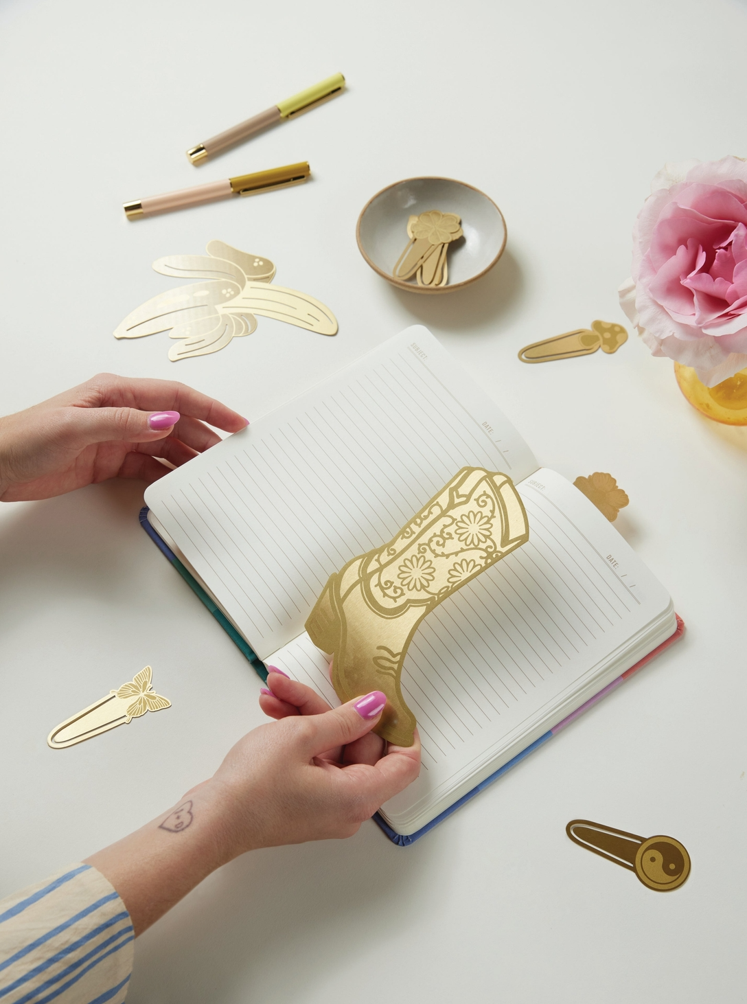 Cabana Banana Brass Bookmark - Designworks