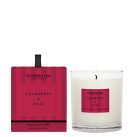 Cranberry & Rose Candle - Stoneglow