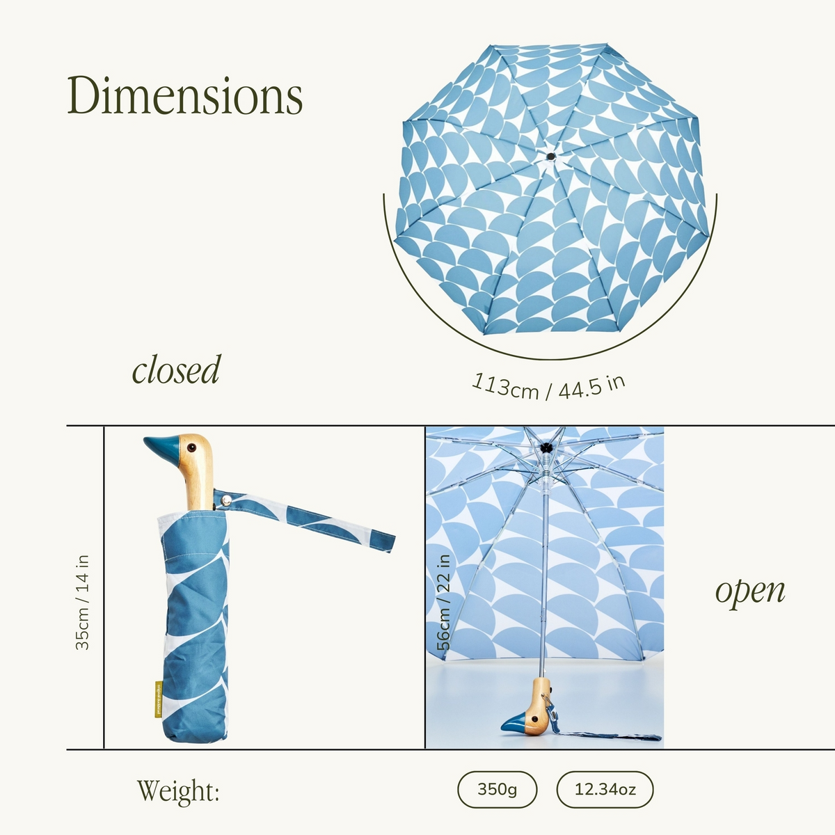 Denim Moon Umbrella - Original Duckhead