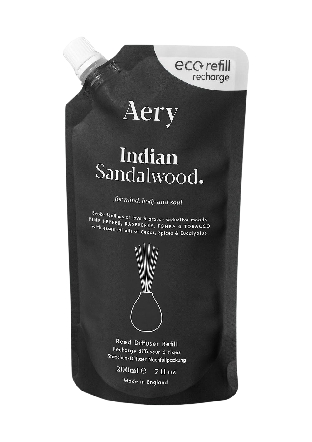 Indian Sandalwood Reed Diffuser Refill - Aery