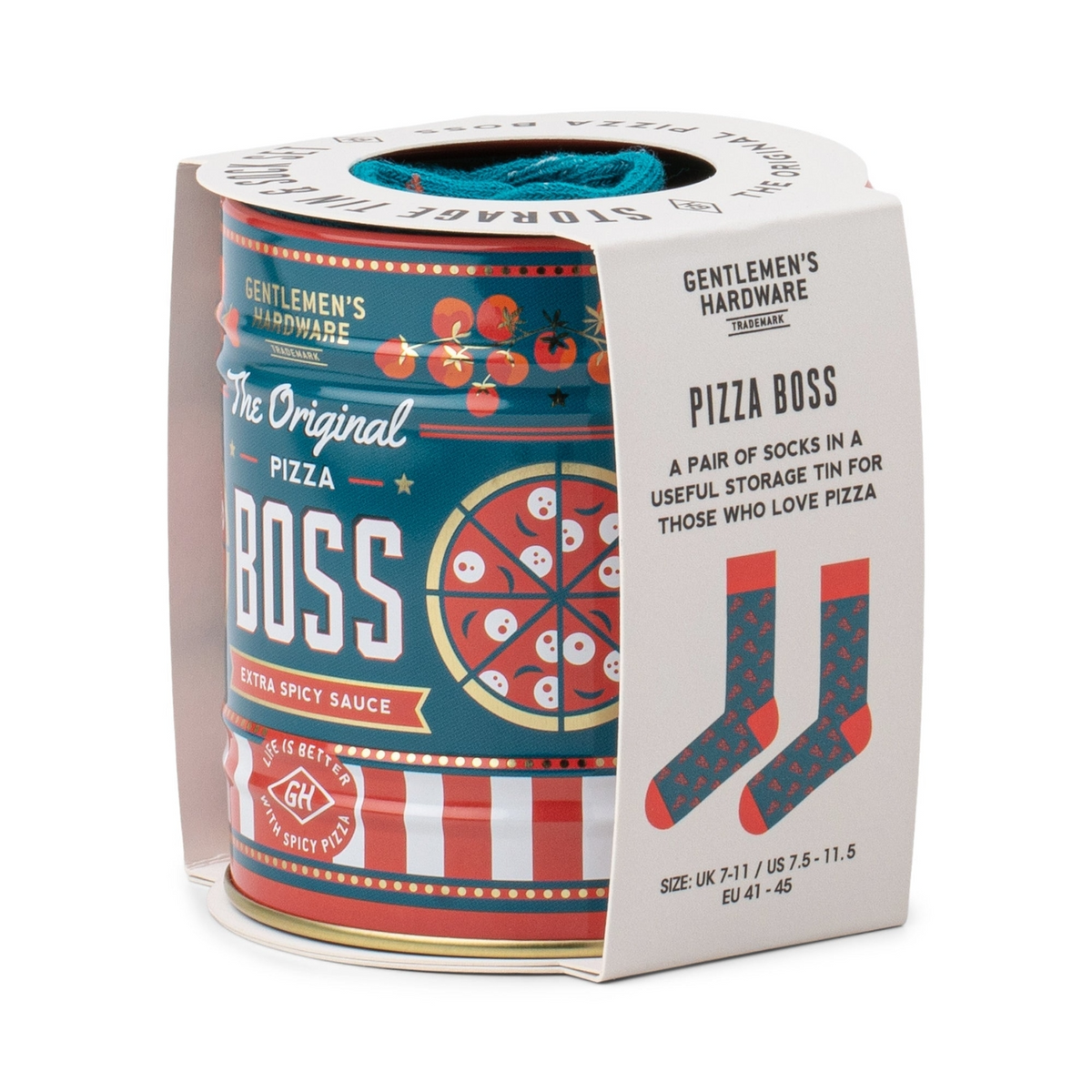 Pizza Socks in a Can - Designworks